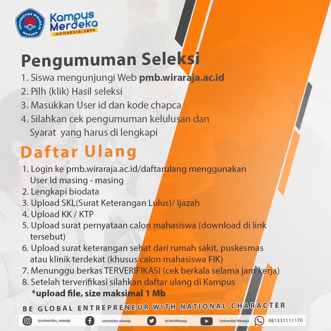 Pengumuman Hasil Seleksi Reguler II