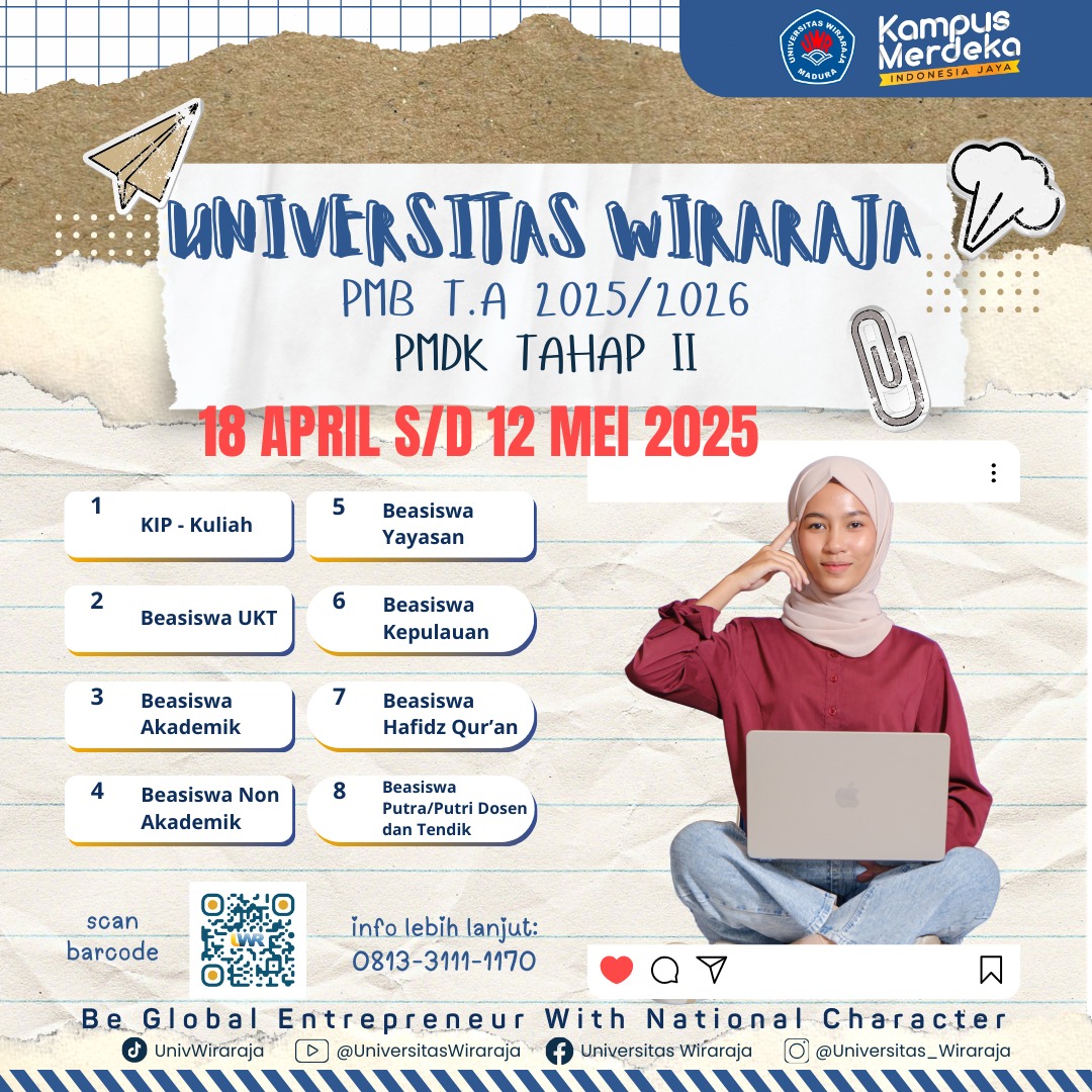 Penerimaan Mahasiswa Baru PMDK Tahap II Tahun 2025