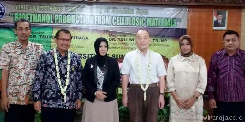 PROF. DR. TSUTOMO MORINAGA : MASYARAKAT JEPANG BERPANDANGAN LURUS, APA YANG DIDEPAN MEREKA ADALAH POTENSI YANG DIJADIKAN PELUANG