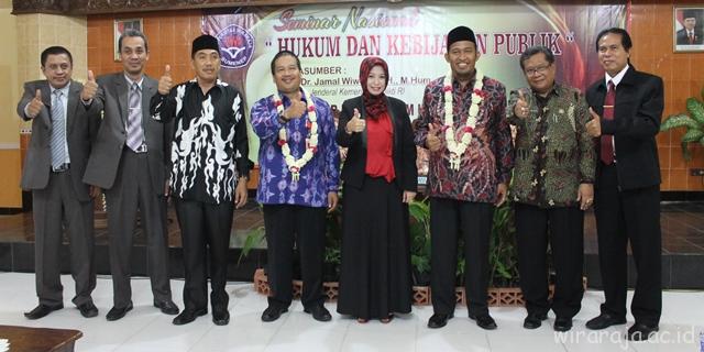 DATANGKAN NARASUMBER DARI KEMERISTEK DIKTI RI MAGISTER ILMU HUKUM UNIJA SELENGGARAKAN SEMINAR NASIONAL